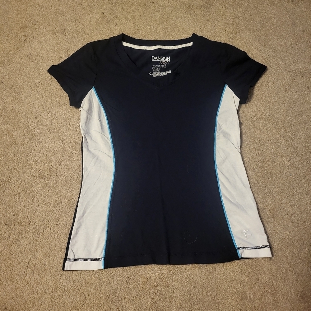 Danskin Now Womens Navy T-Shirt